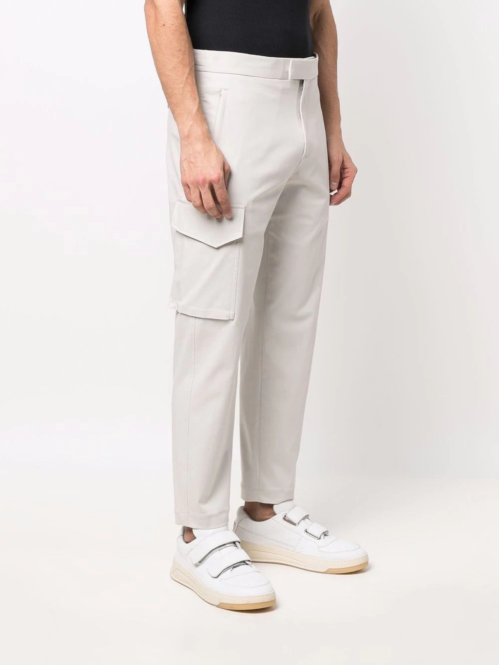 side pocket Chino trousers - 3