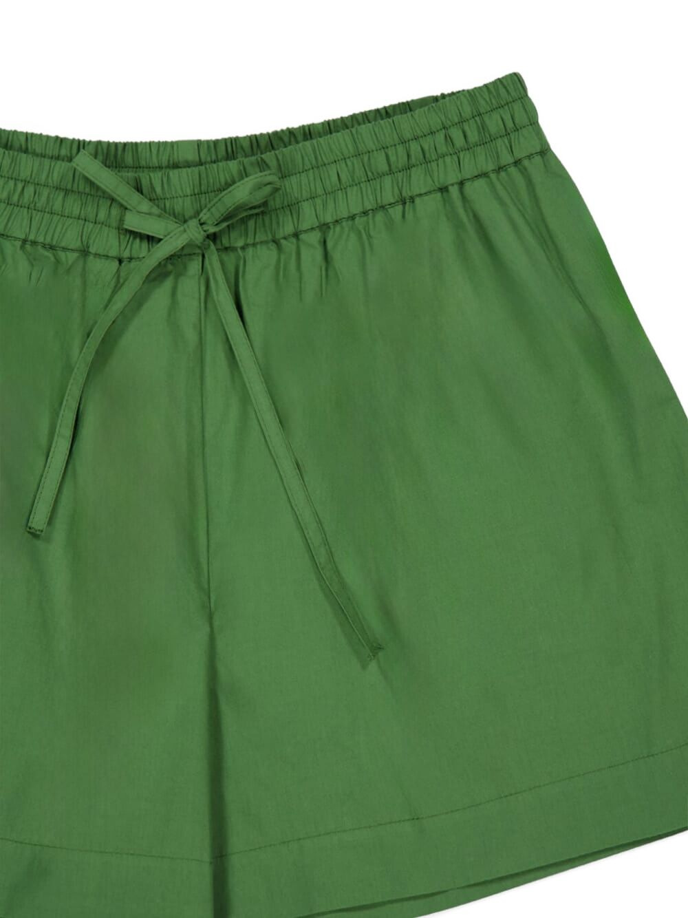 elastic-waistband cotton shorts - 4
