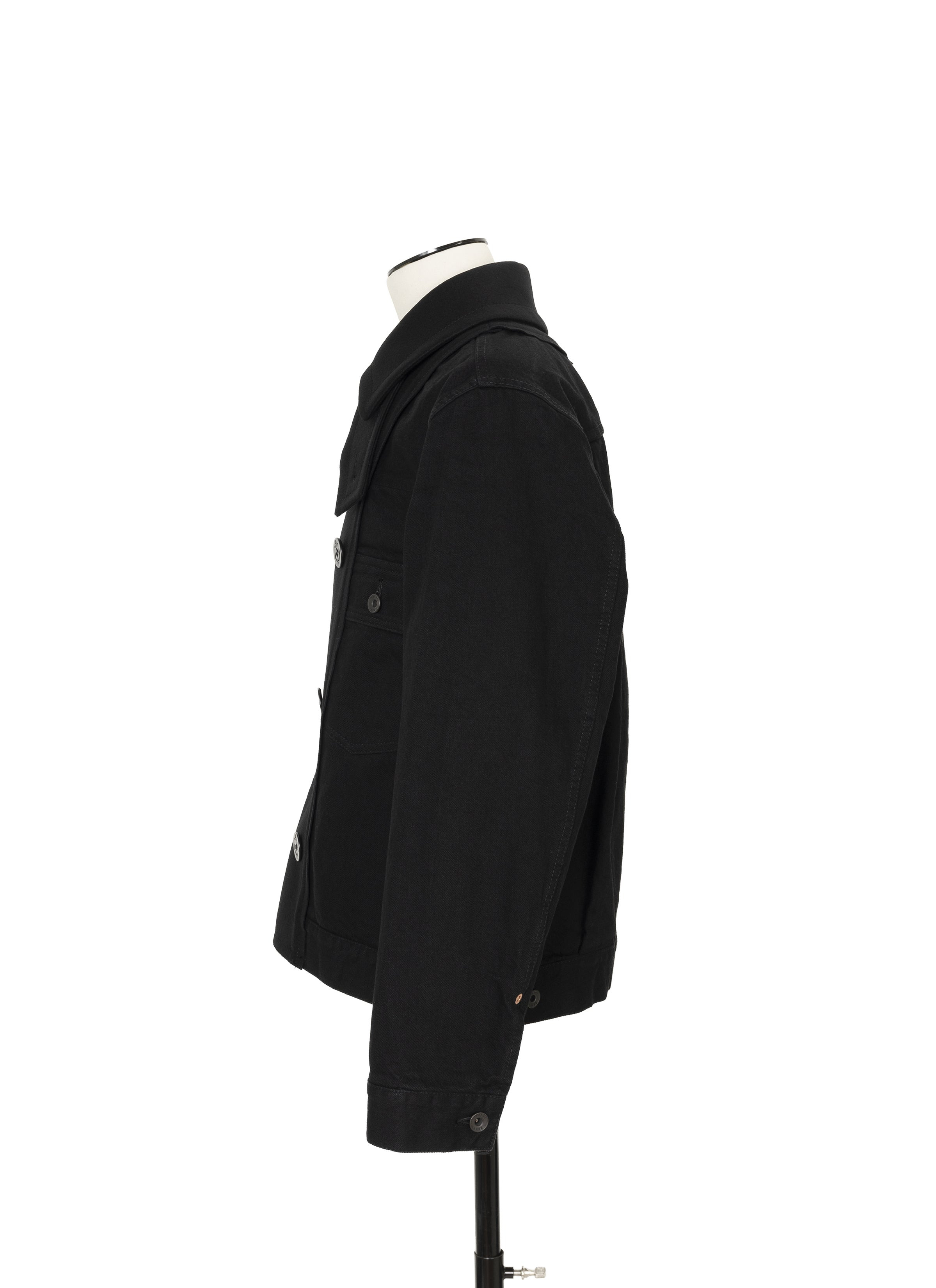 Denim x Wool Melton Jacket - 2