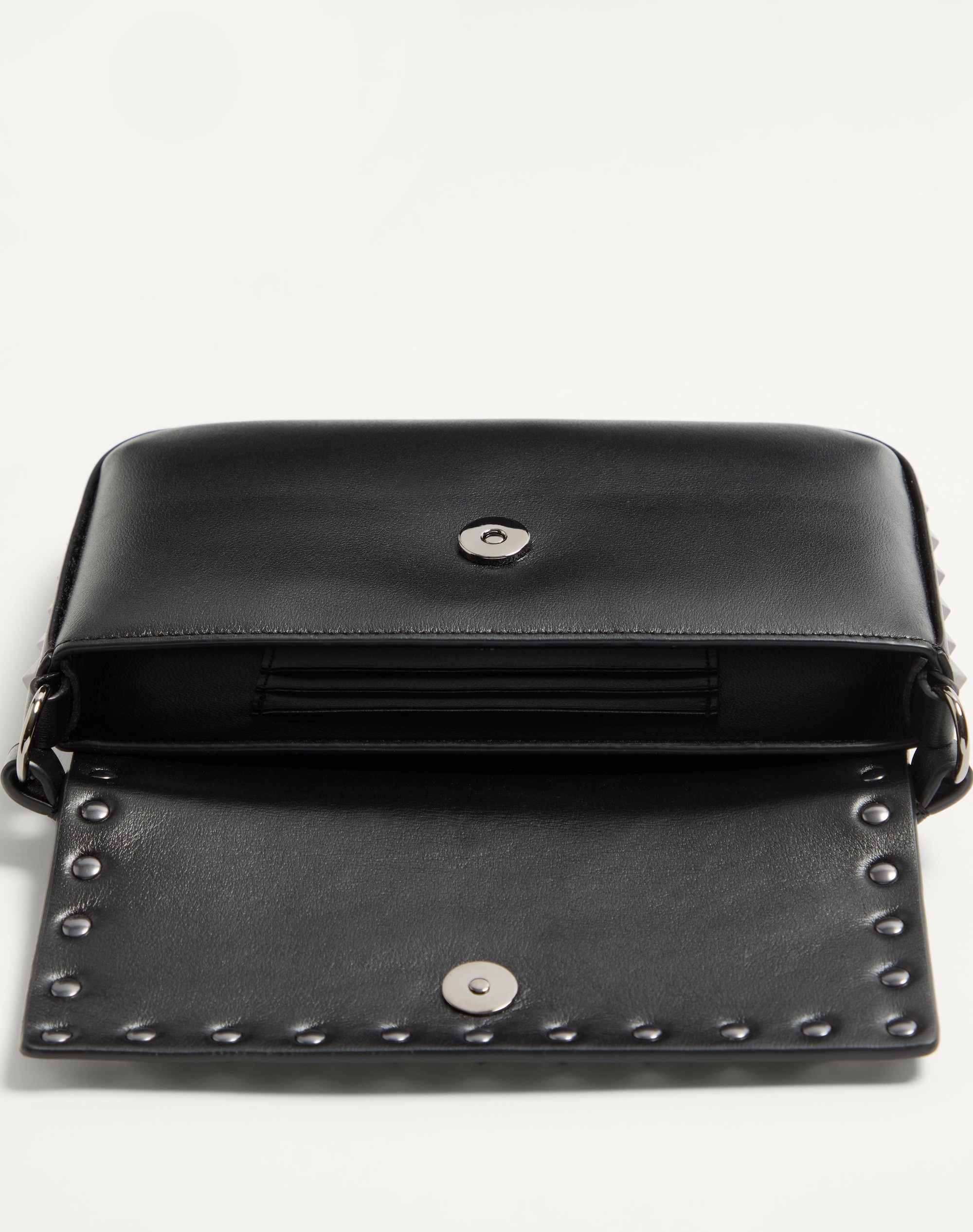 MINI ROCKSTUD CALFSKIN SHOULDER BAG - 4