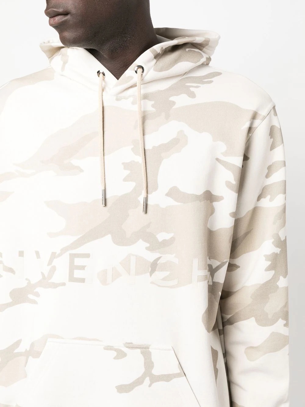 camouflage-pattern logo-print hoodie - 5