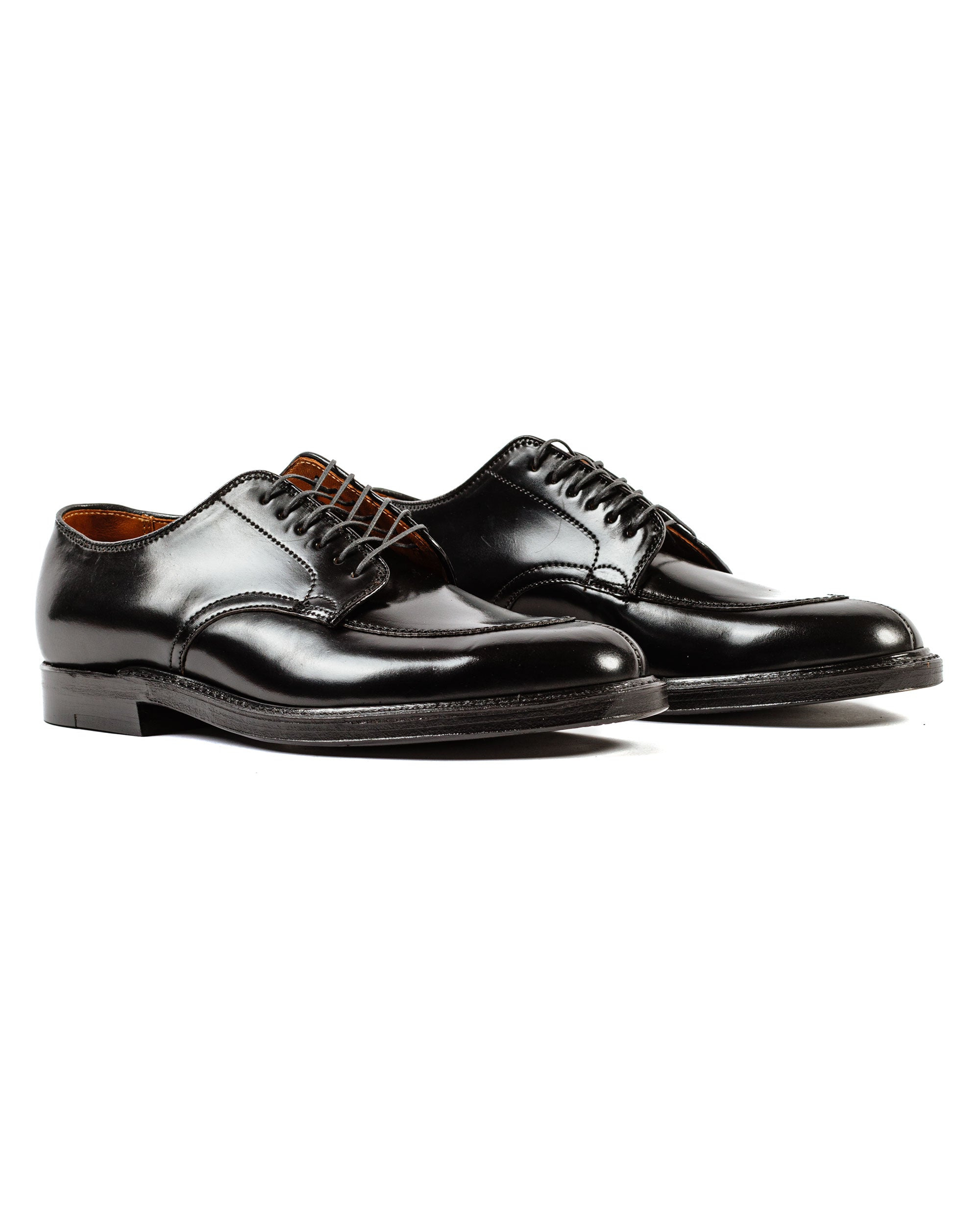 V Tip Blucher Black Shell Cordovan G2601 - 2
