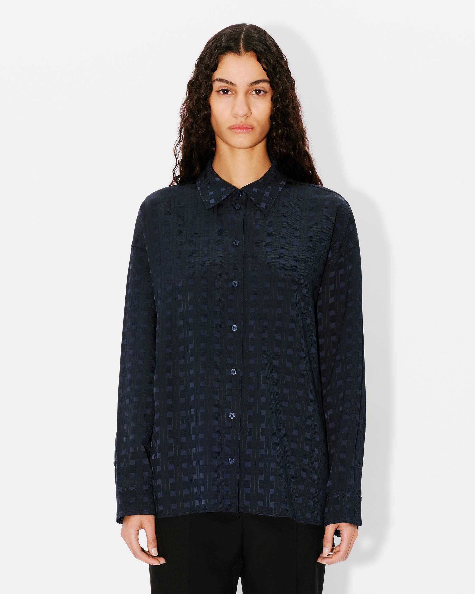 'KENZO Weave' dropped shoulders shirt - 3