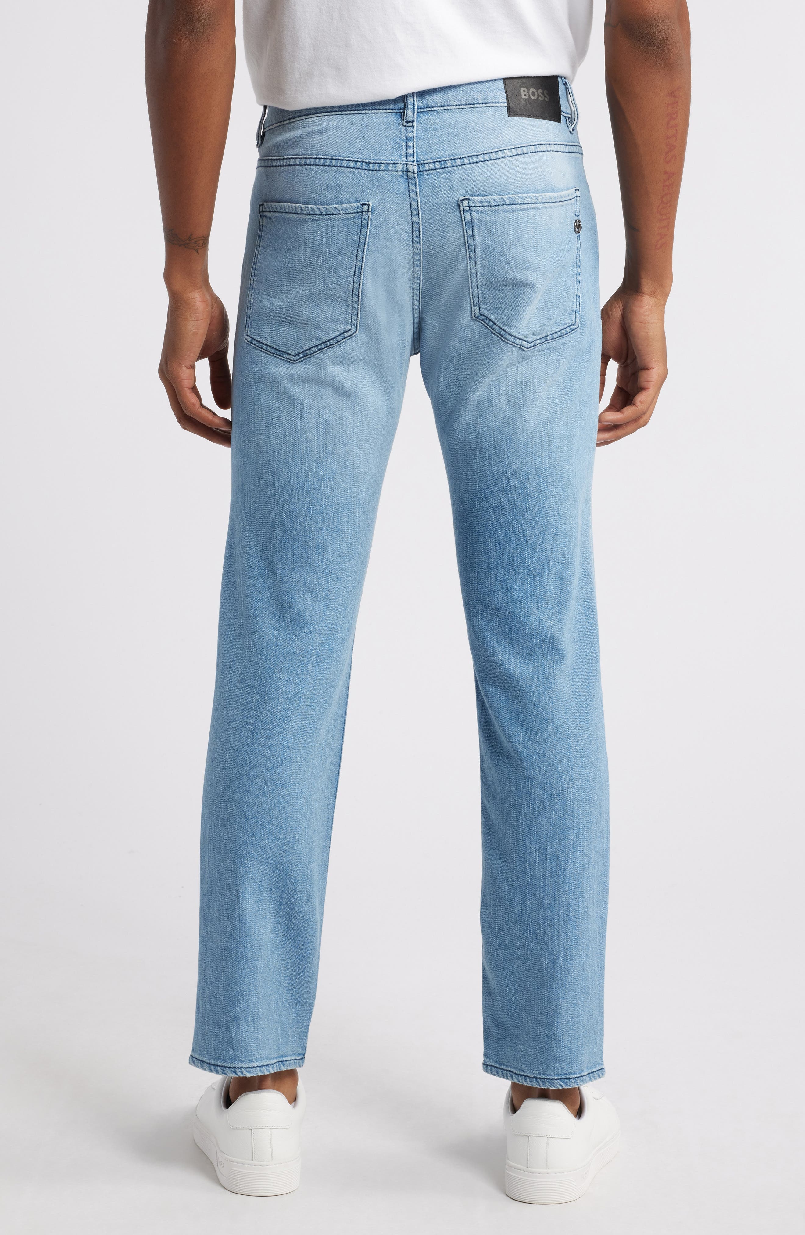 BOSS Delaware Slim Fit Jeans in Aqua at Nordstrom - 2