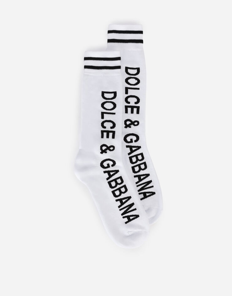 Jacquard socks with DG logo - 1