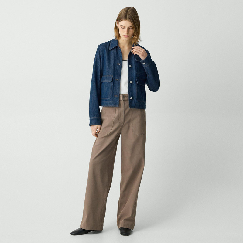 Theory Casual Jacket in Relaxed Denim outlook