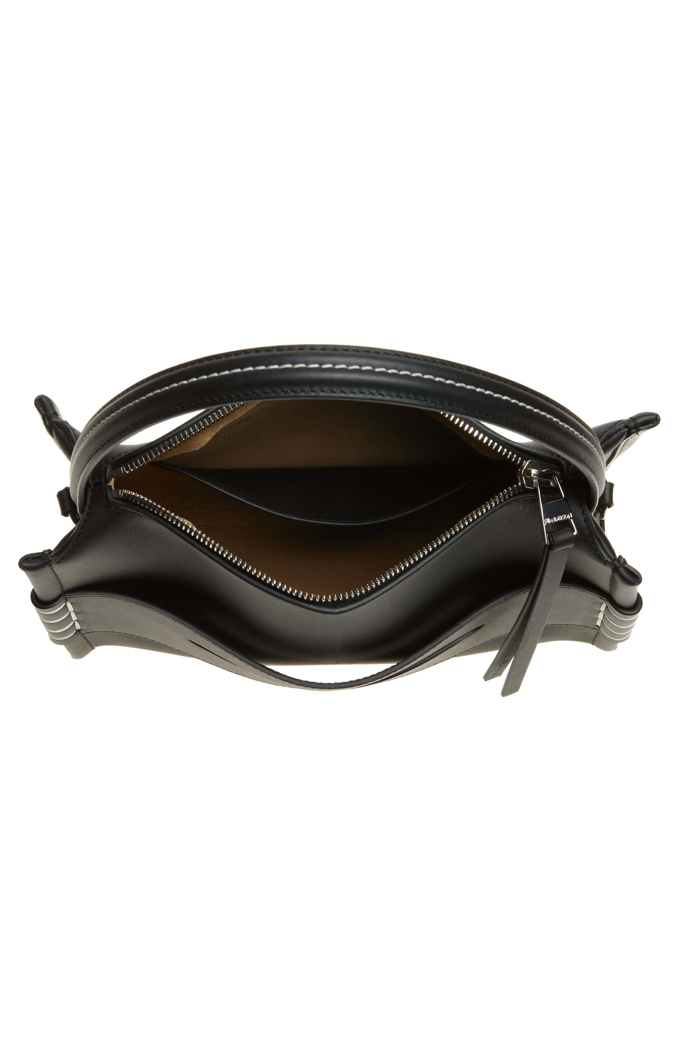 JW Anderson Loafer Leather Top Handle Bag in Black at Nordstrom - 5