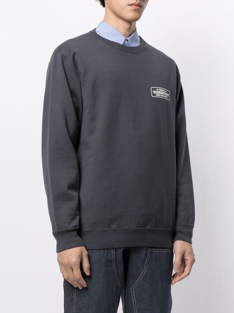 logo-print long-sleeve sweatshirt 3