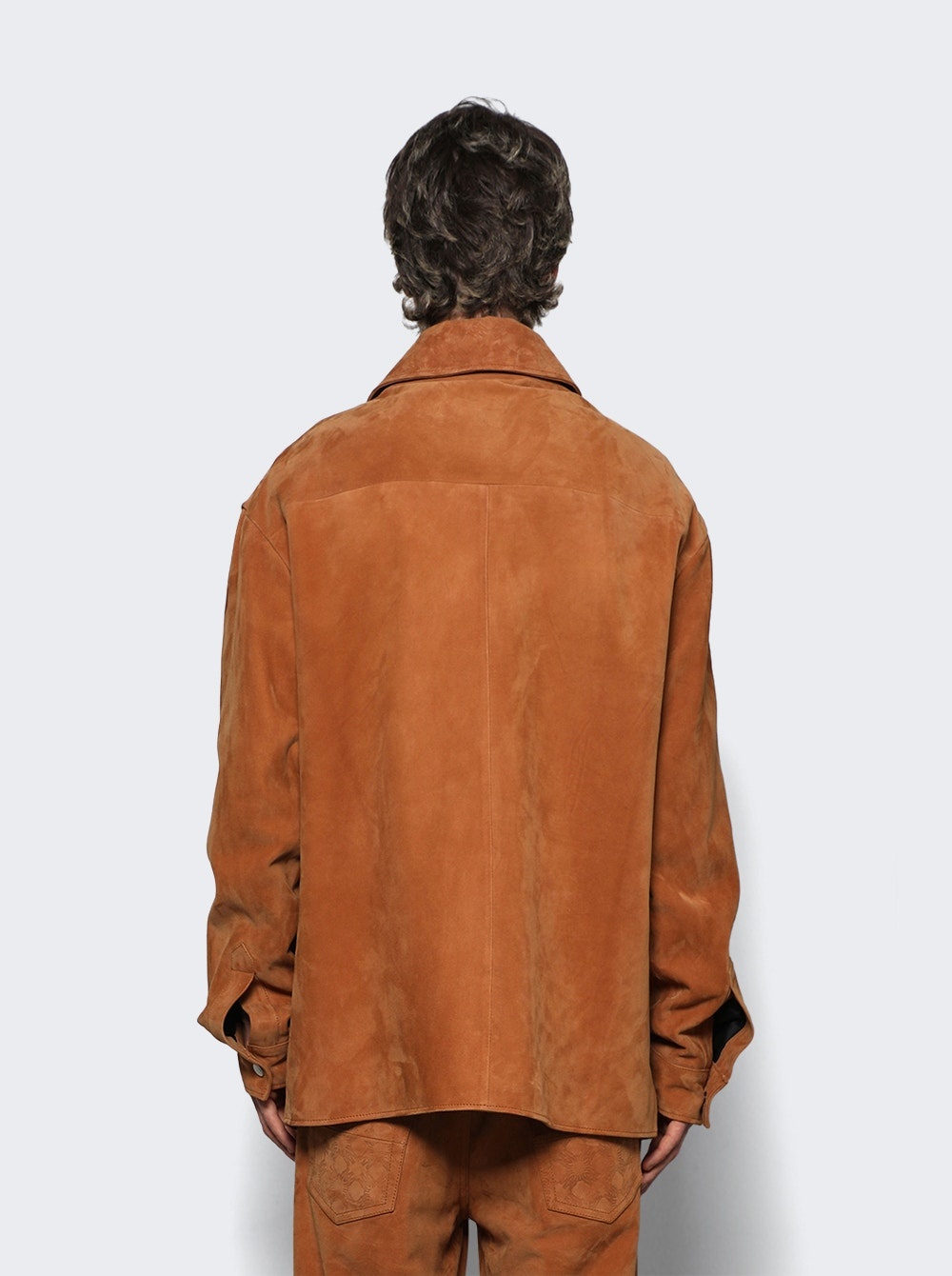 Quad Suede Overshirt Golden Coast - 5