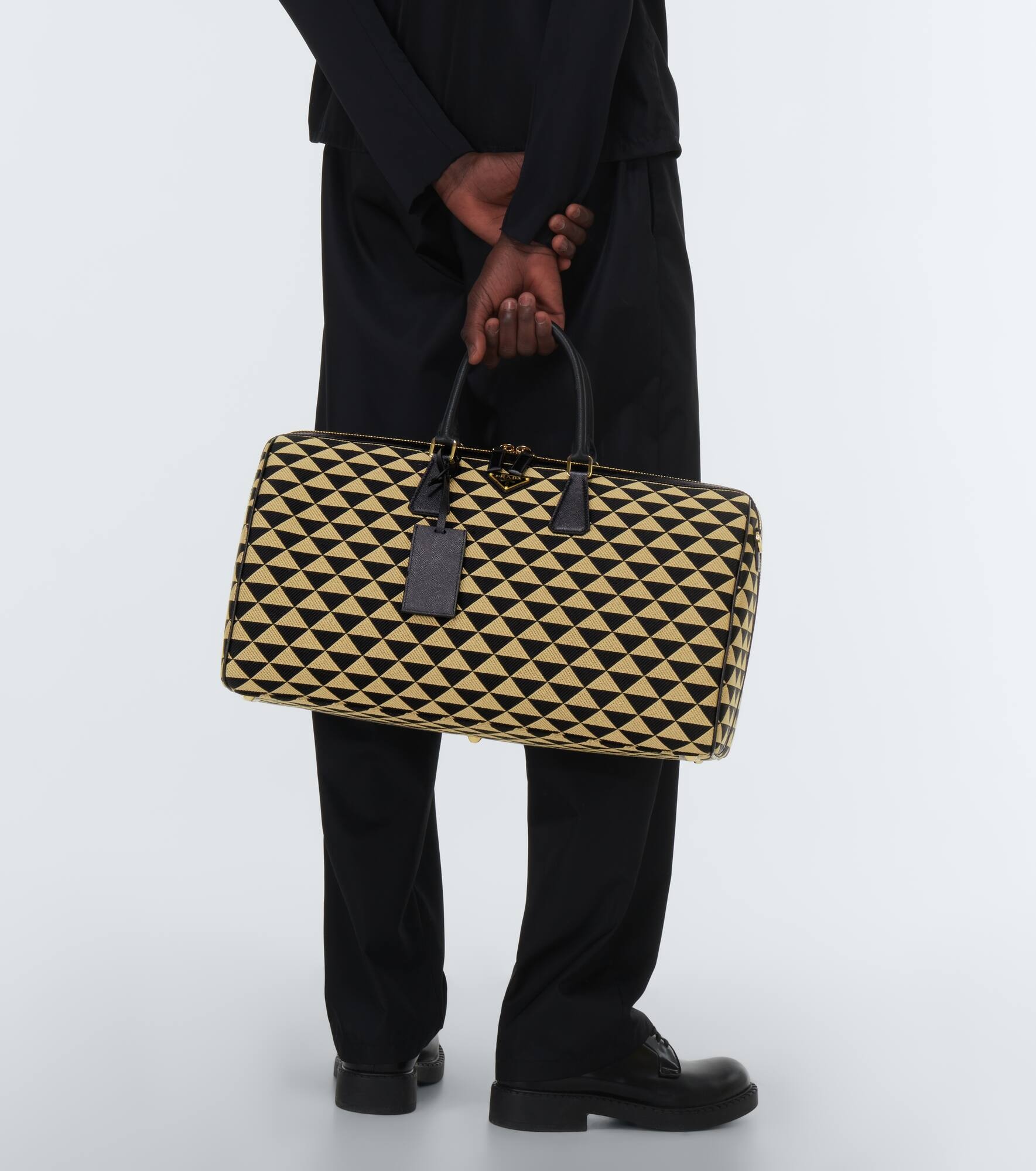 Symbole Large jacquard travel bag - 2