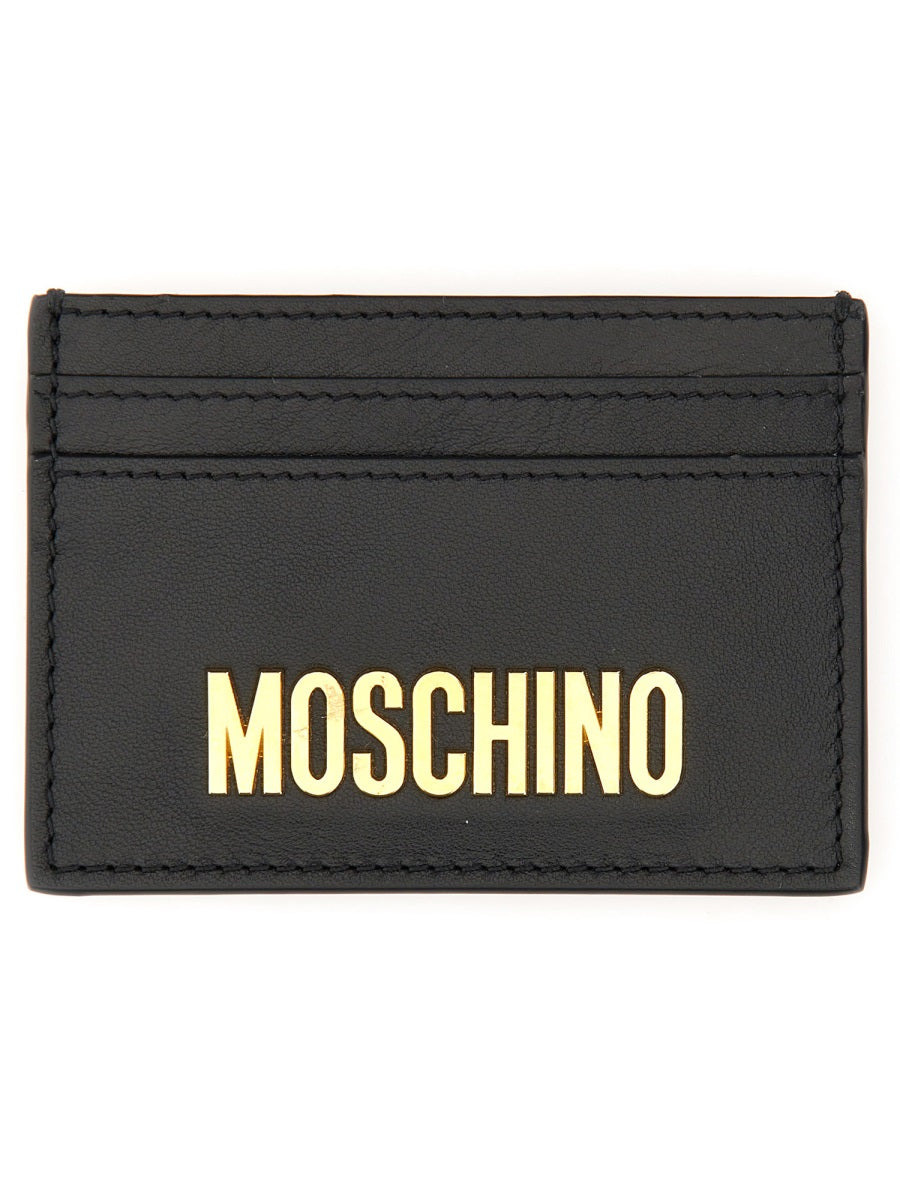 Moschino Men Card Holder With Logo - 1