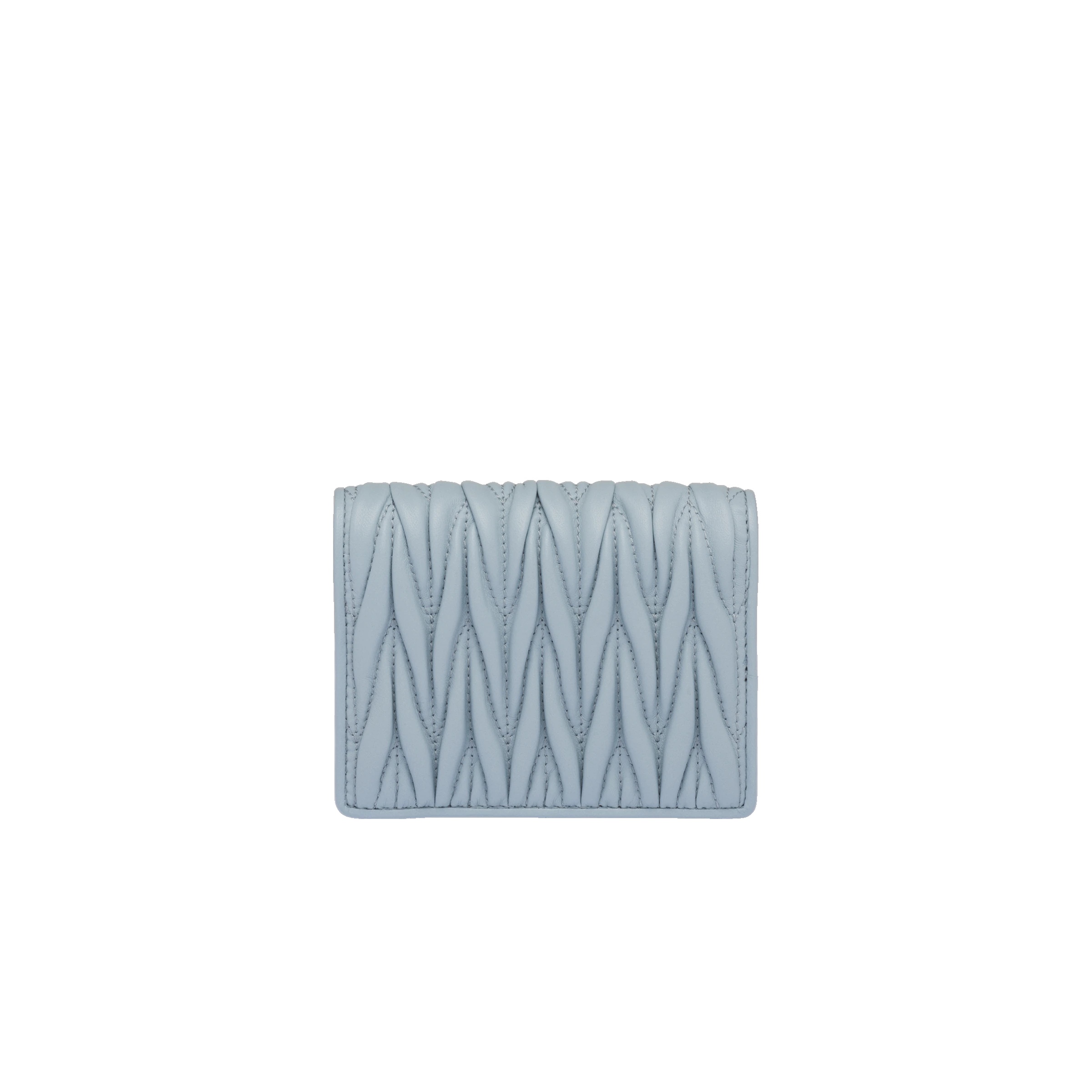 Small matelassé nappa leather wallet - 4