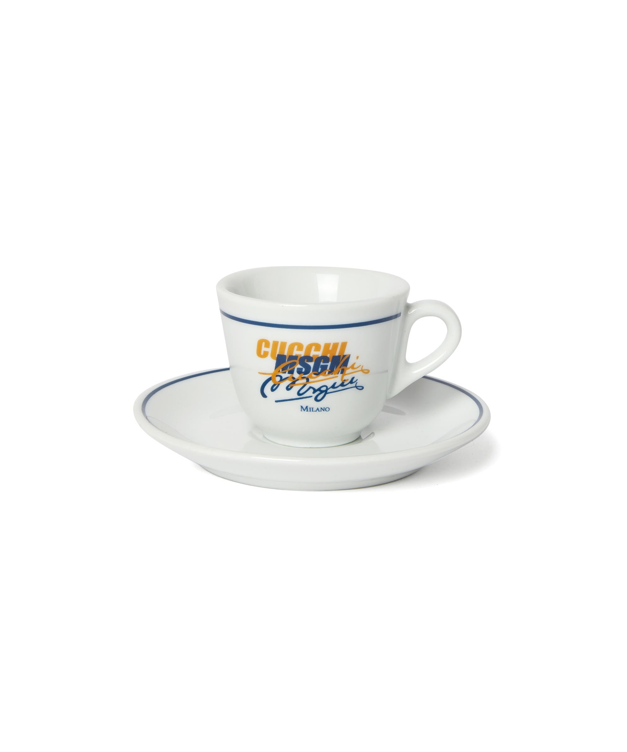 MSGM X CUCCHI coffee cup and saucer - 1