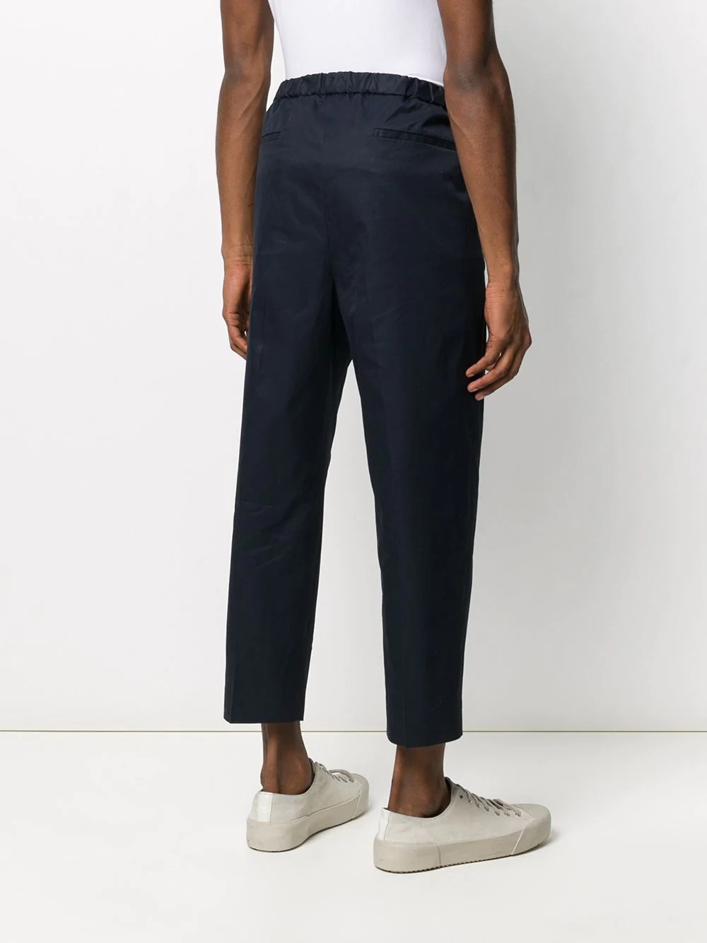 tapered cropped trousers - 4