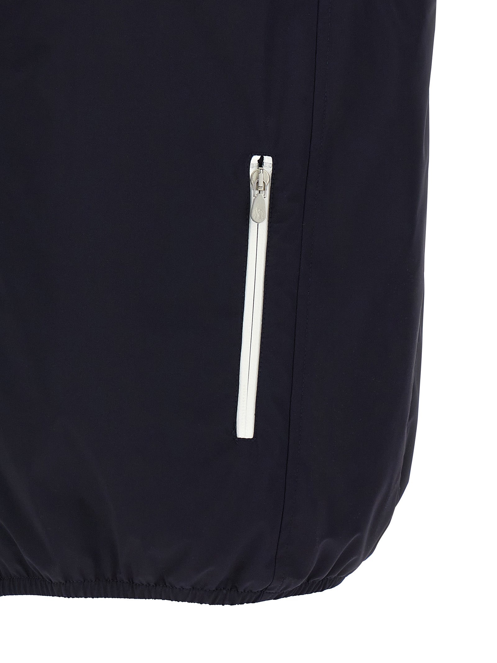 Hooded Vest Gilet Blue - 4