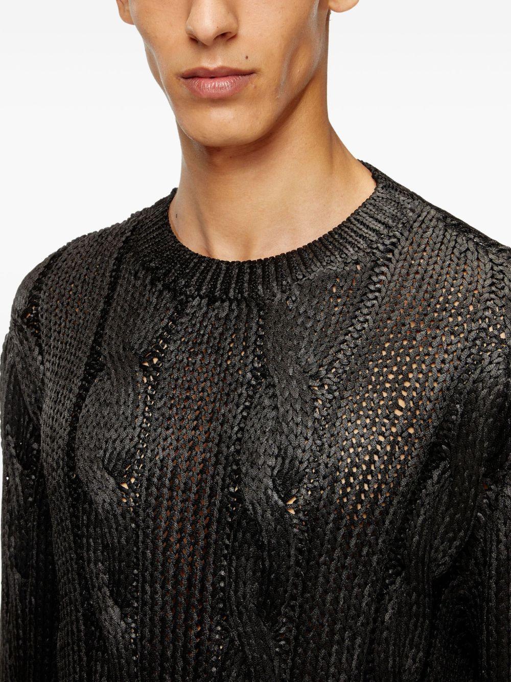 K-Michiu cable-knit sweater - 5