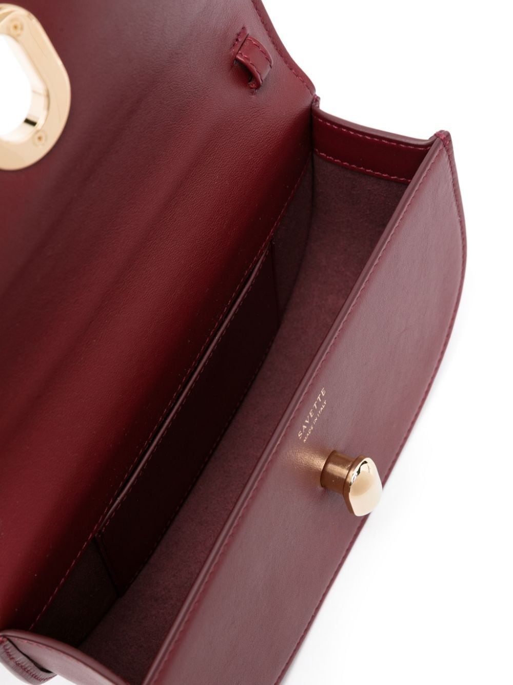 Tondo Crescent leather crossbody bag - 5