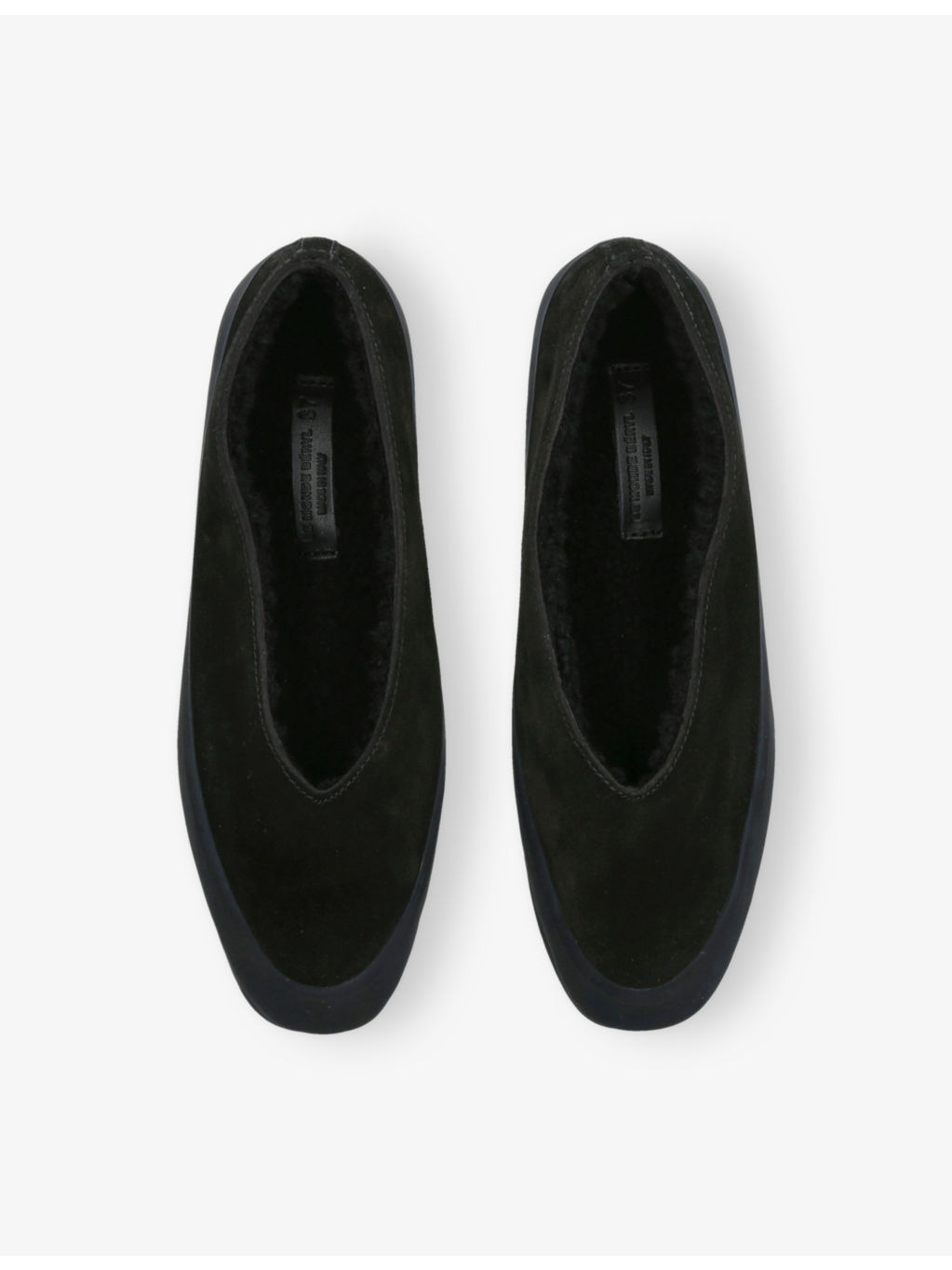 Apres Ski Shearling-Lined Suede Ballet Flats - 2