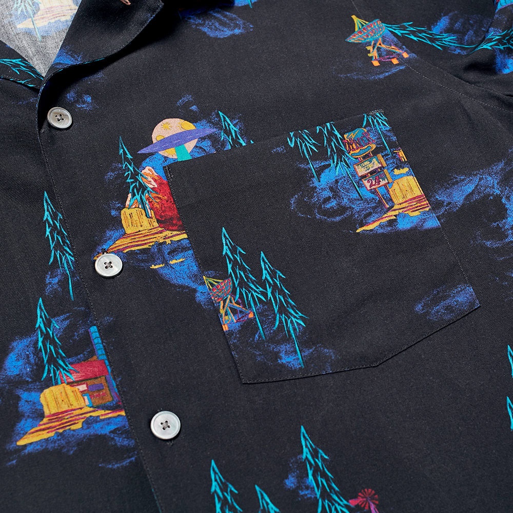 Paul Smith UFO Motel Print Vacation Shirt - 3