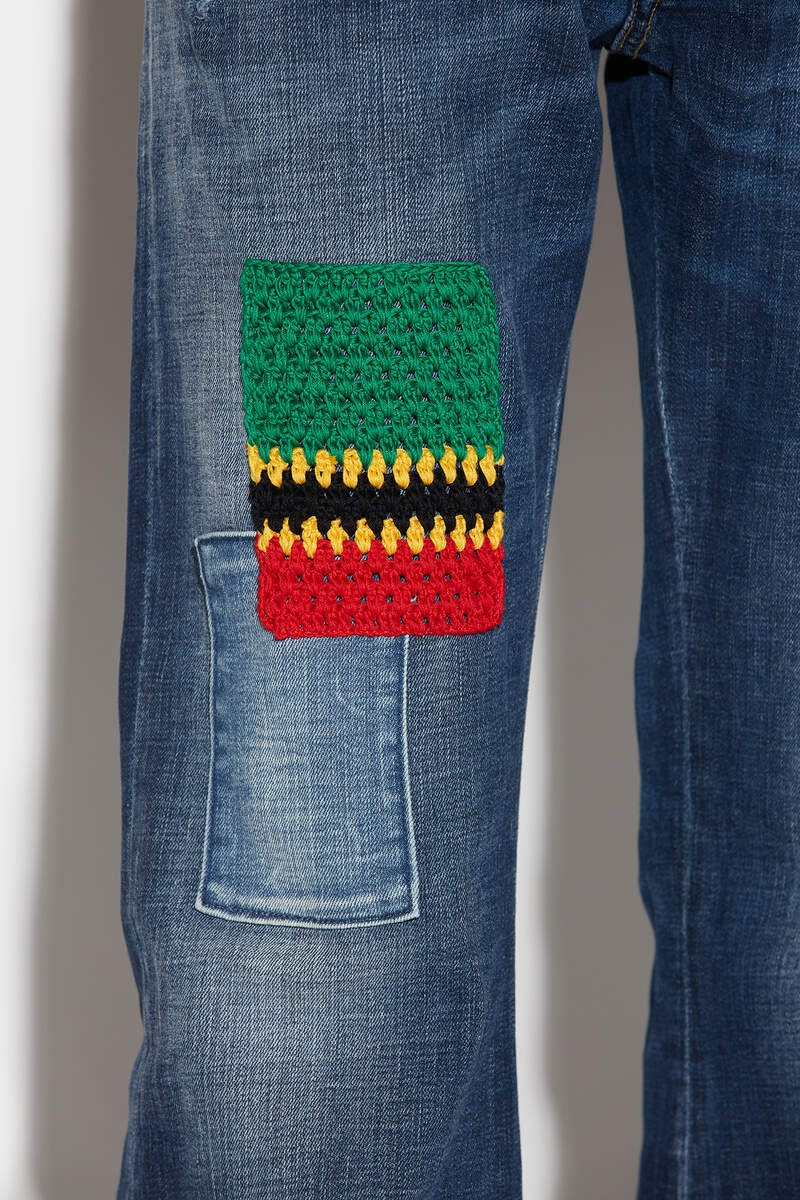 DARK JAMAICA WASH BOB JEANS 6