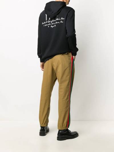 Paul Smith logo print oversized hoodie outlook