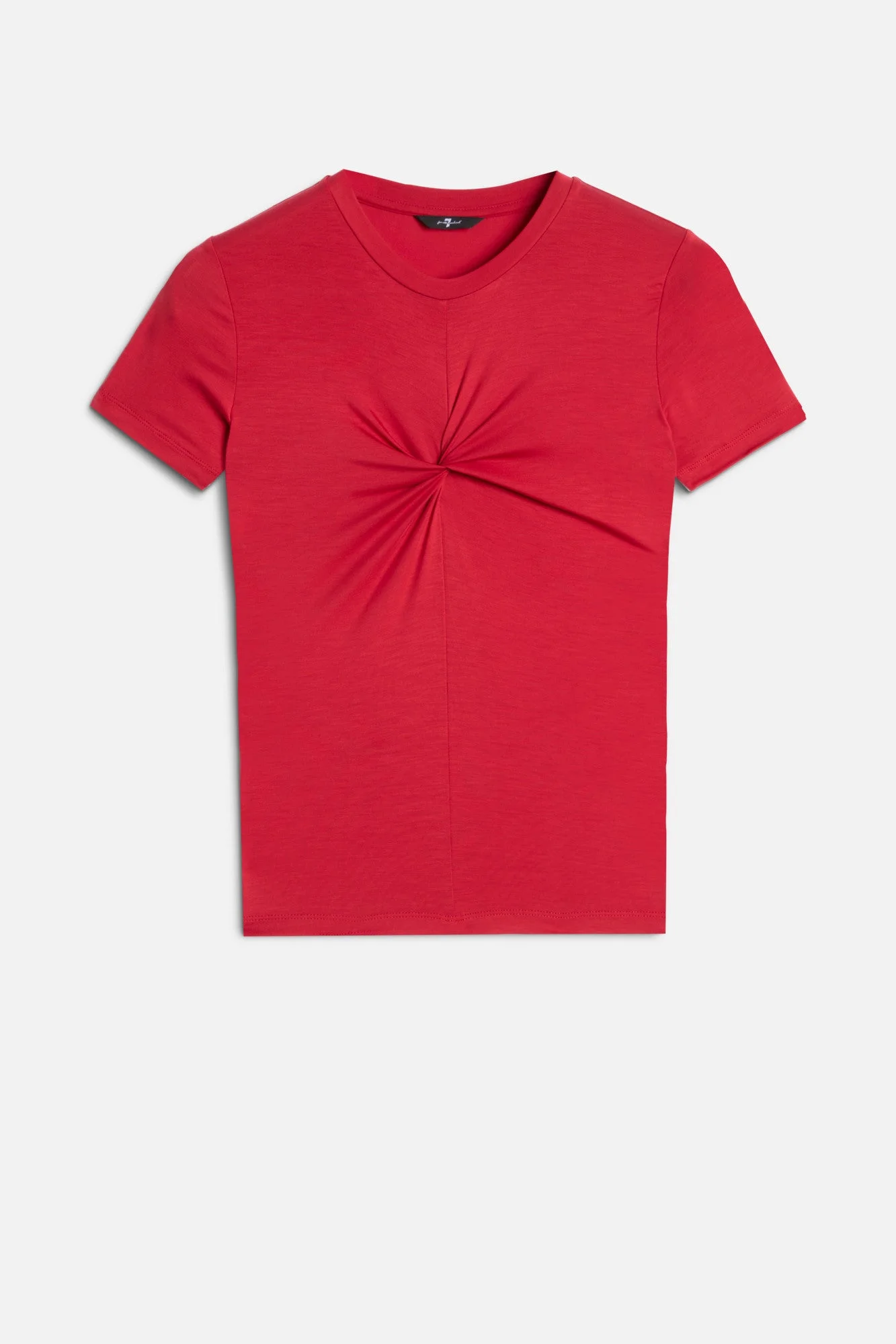 TWISTED TEE in Lyocell Firey Red - 1