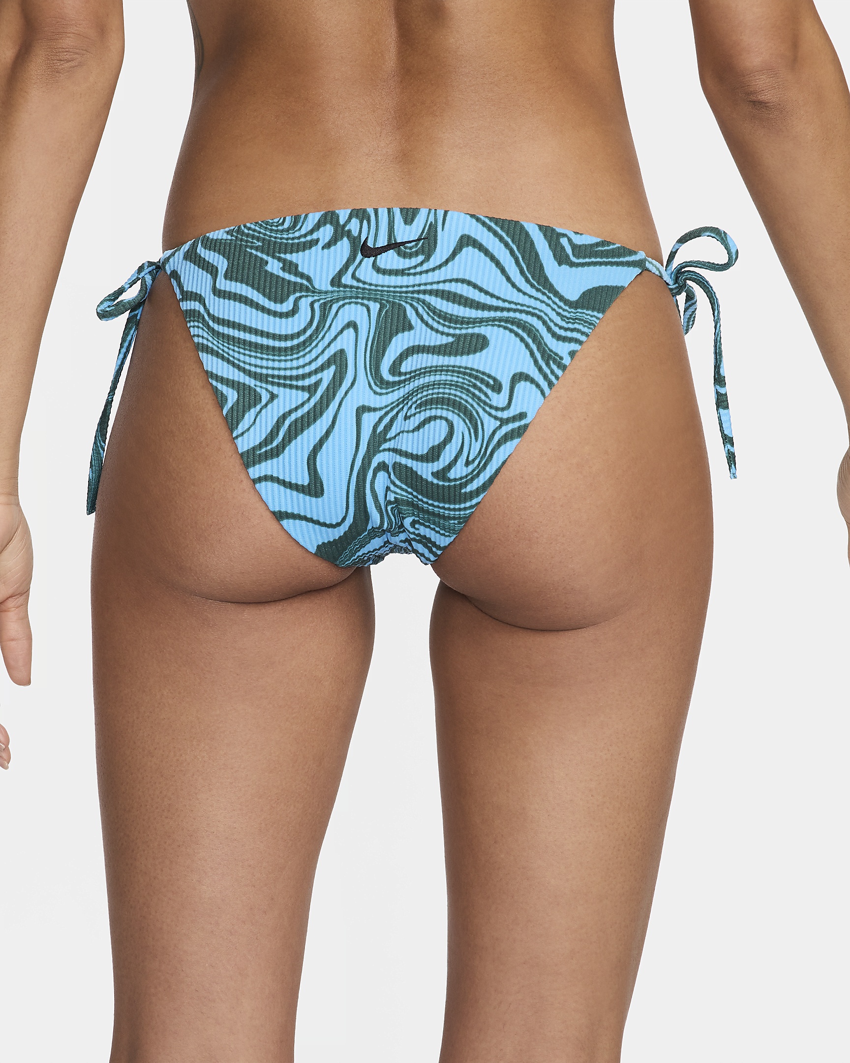 Nike Women's Swim Swirl String Bikini Bottom - 3