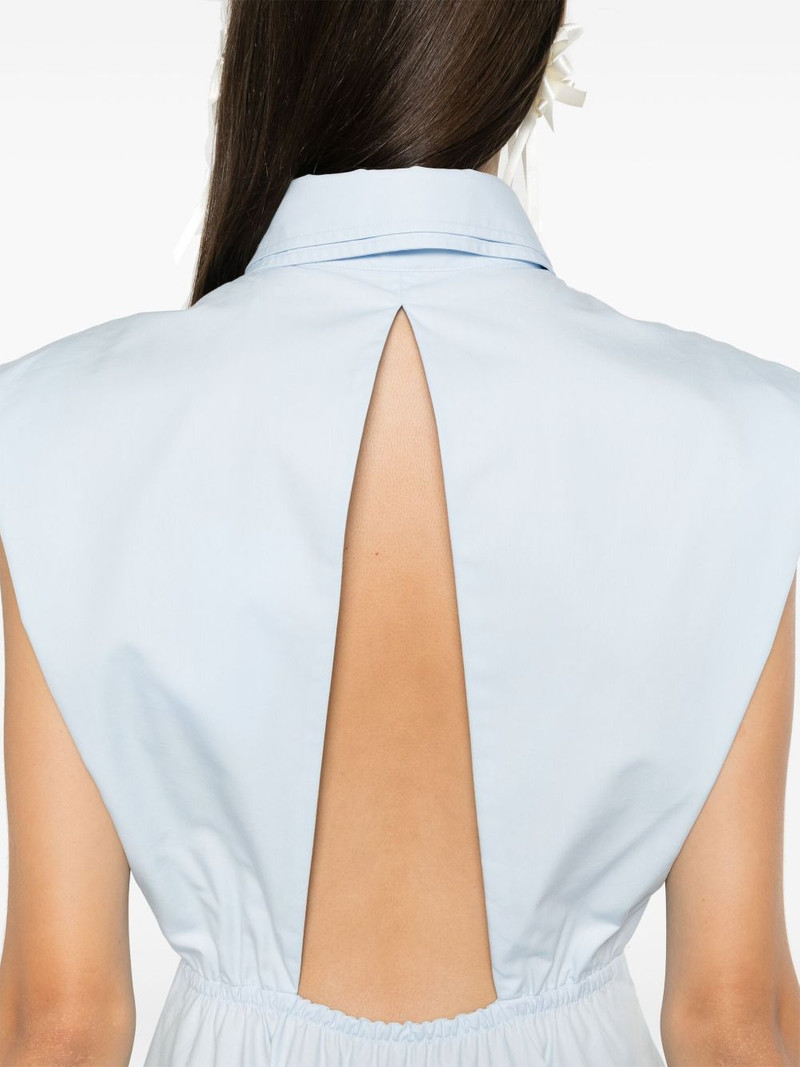multi-layers midi shirt dress 5