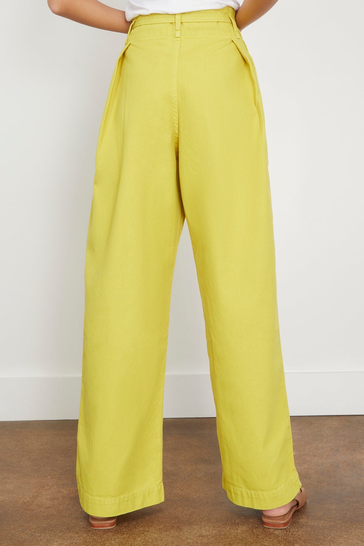 Amson Pant in Citron - 4