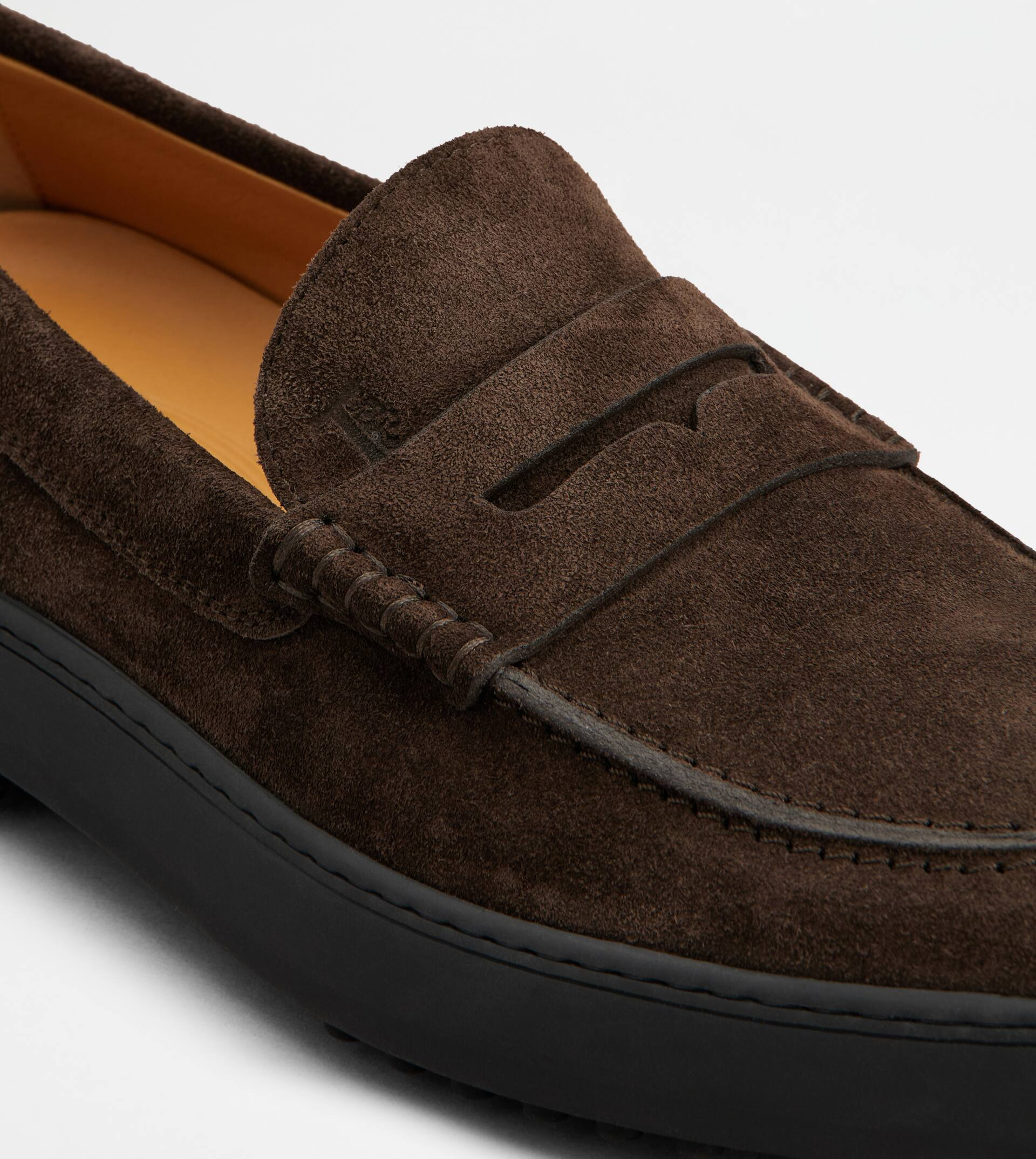 WINTER GOMMINO LOAFERS IN SUEDE - BROWN - 5