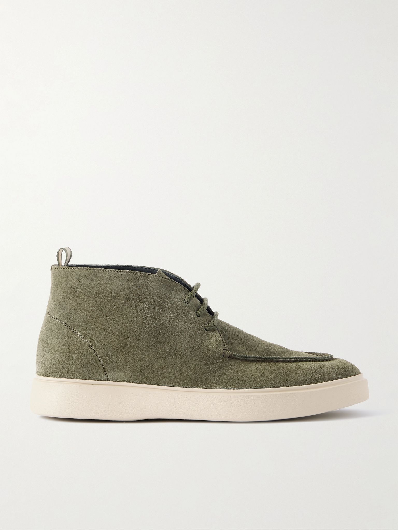 Frame 002 Suede Chukka Boots Green - 1