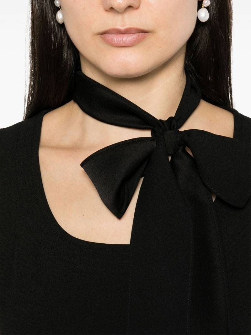 bow-detail sleeveless blouse 5