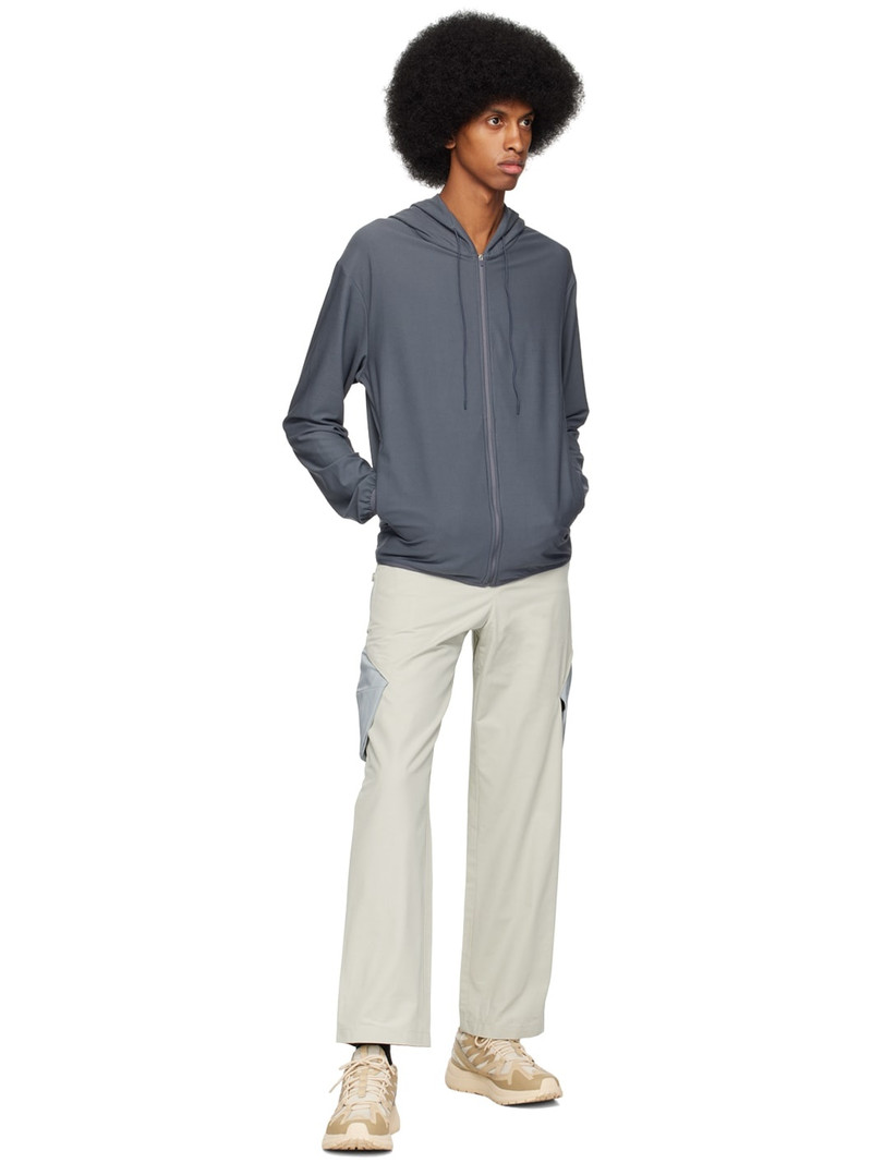 POST ARCHIVE FACTION (PAF) SSENSE Exclusive Gray 5.0 Center Hoodie outlook