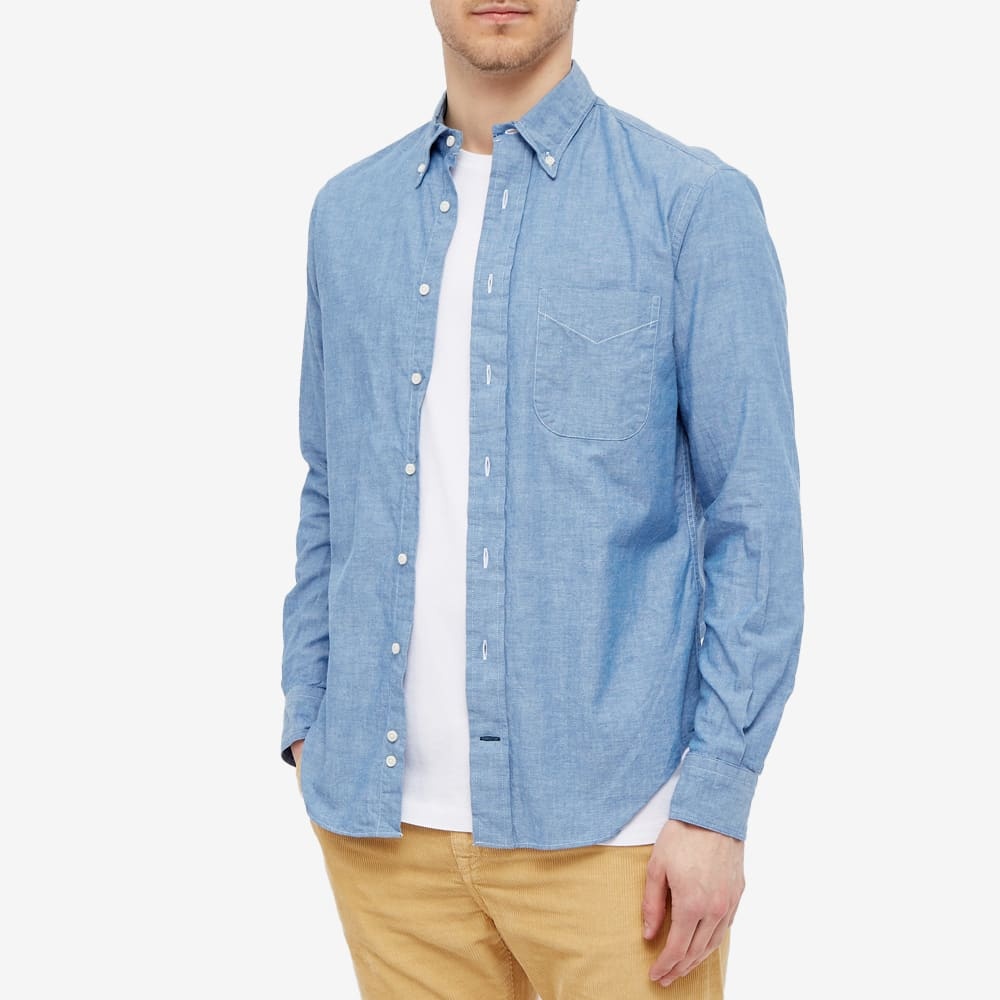 Gitman Vintage Button Down Summer Chambray Shirt - 4