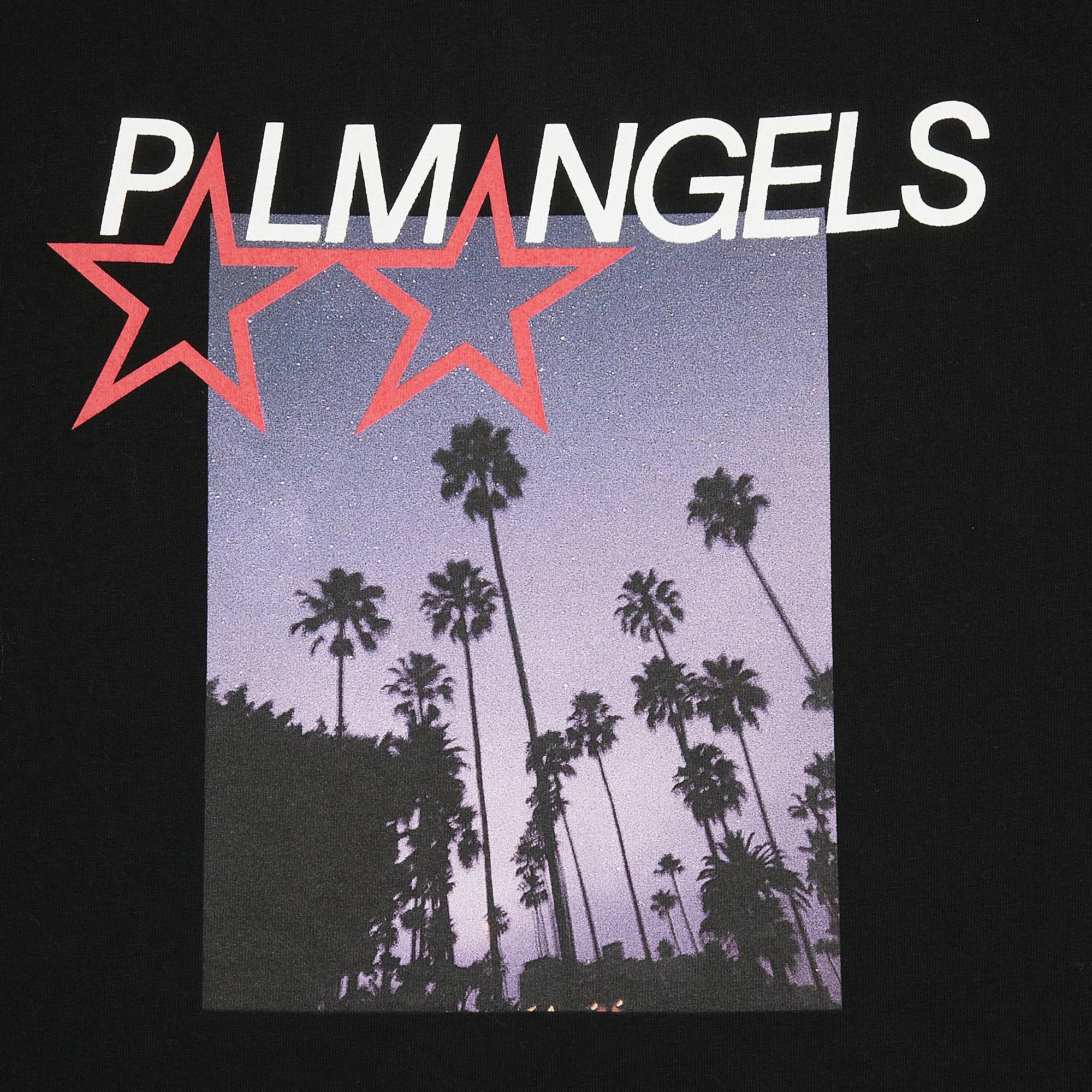 Palm Angels Stars And Palms Loose Tee 'Black' - 3
