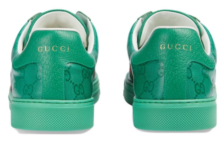 Gucci Ace GG Crystal canvas sneaker 'Green' 760775-FACRF-3751 - 5