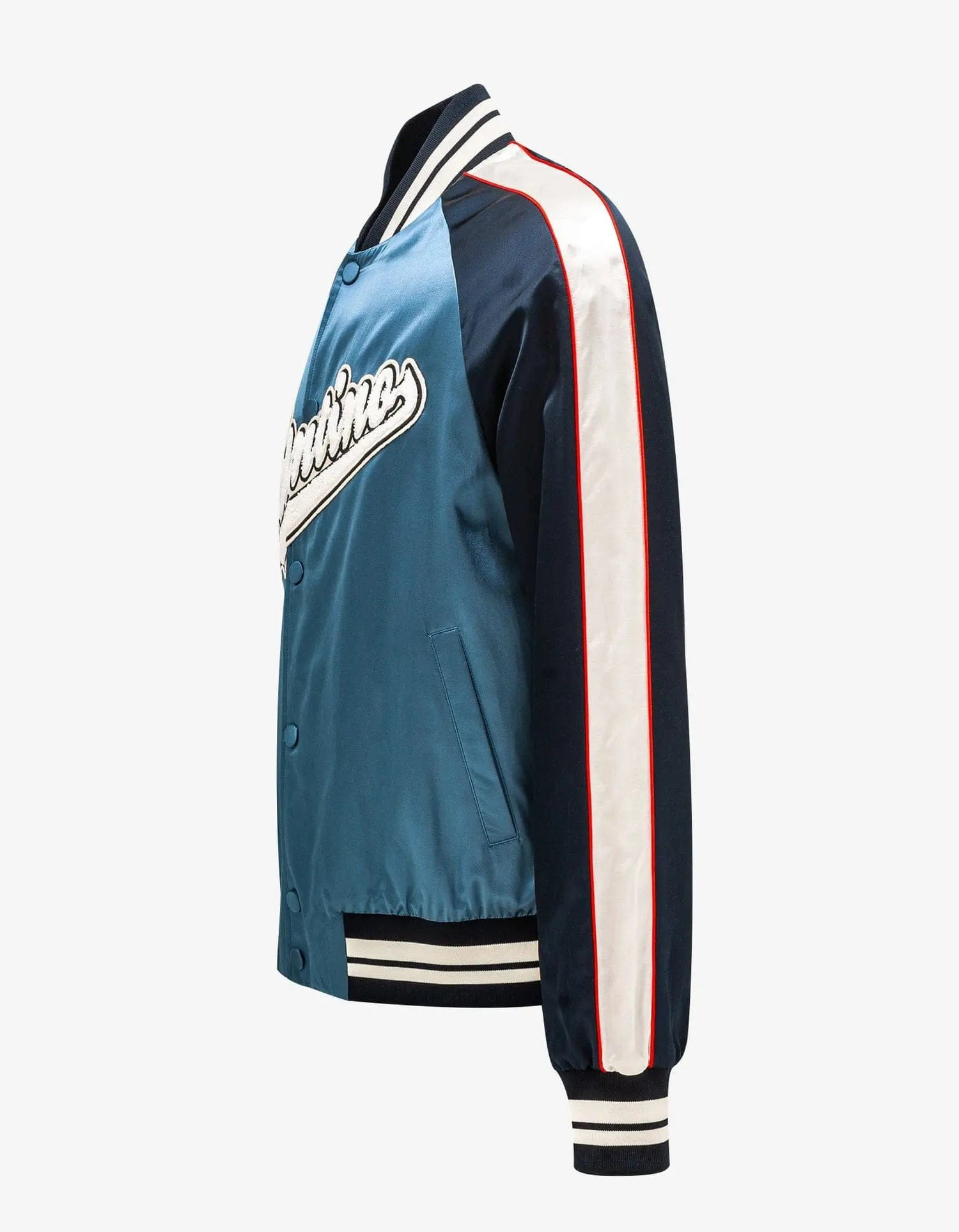 Valentino Blue Valentino Logo Patch Souvenir Jacket - 5