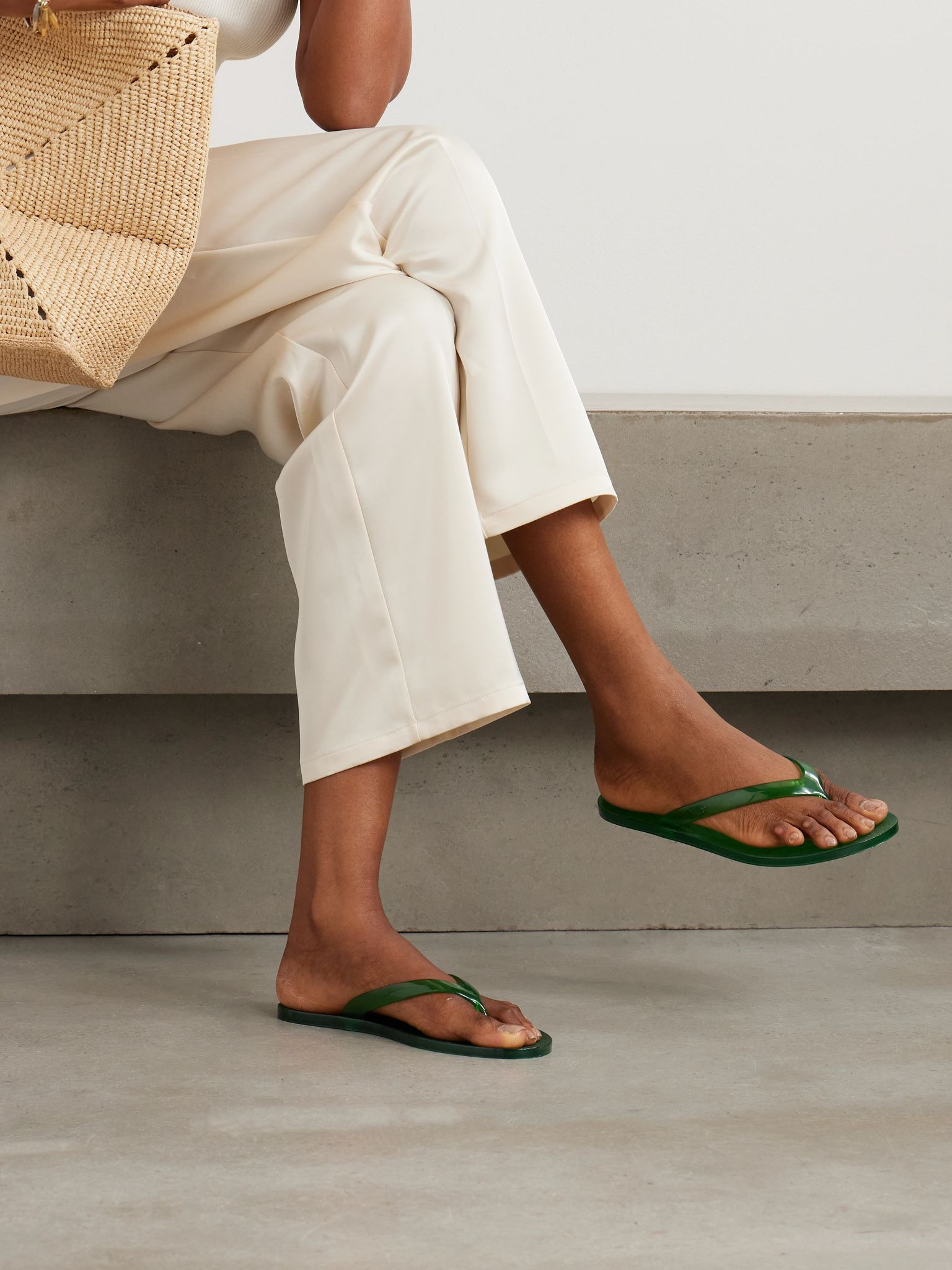 Saionara Jelly PVC flip flops Green - 2