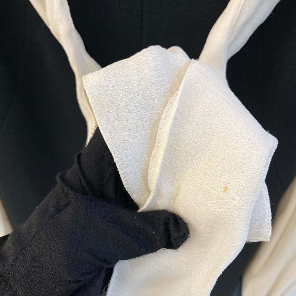 Chanel Ribbon Blouse One Piece P35428W04291 38 - 12