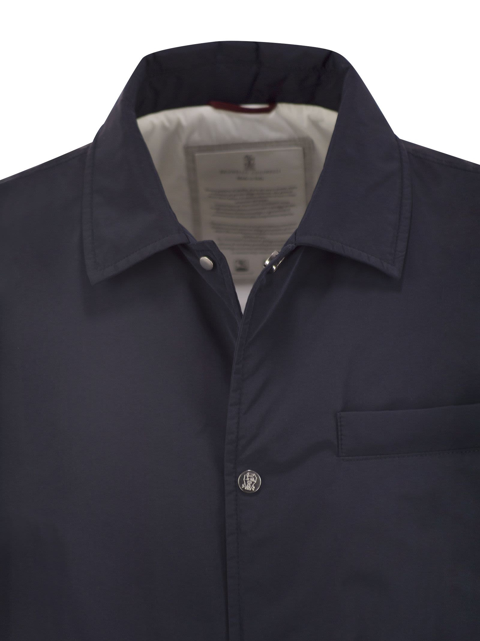 Brunello Cucinelli Men Water-Repellent Microfibre Sleeveless Jacket - 4