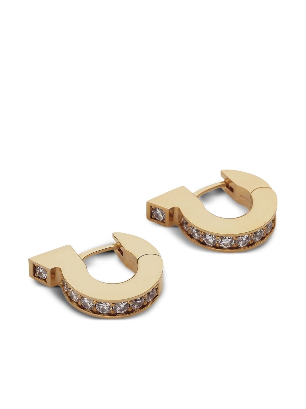 Gancini crystal-embellishment earrings - 3