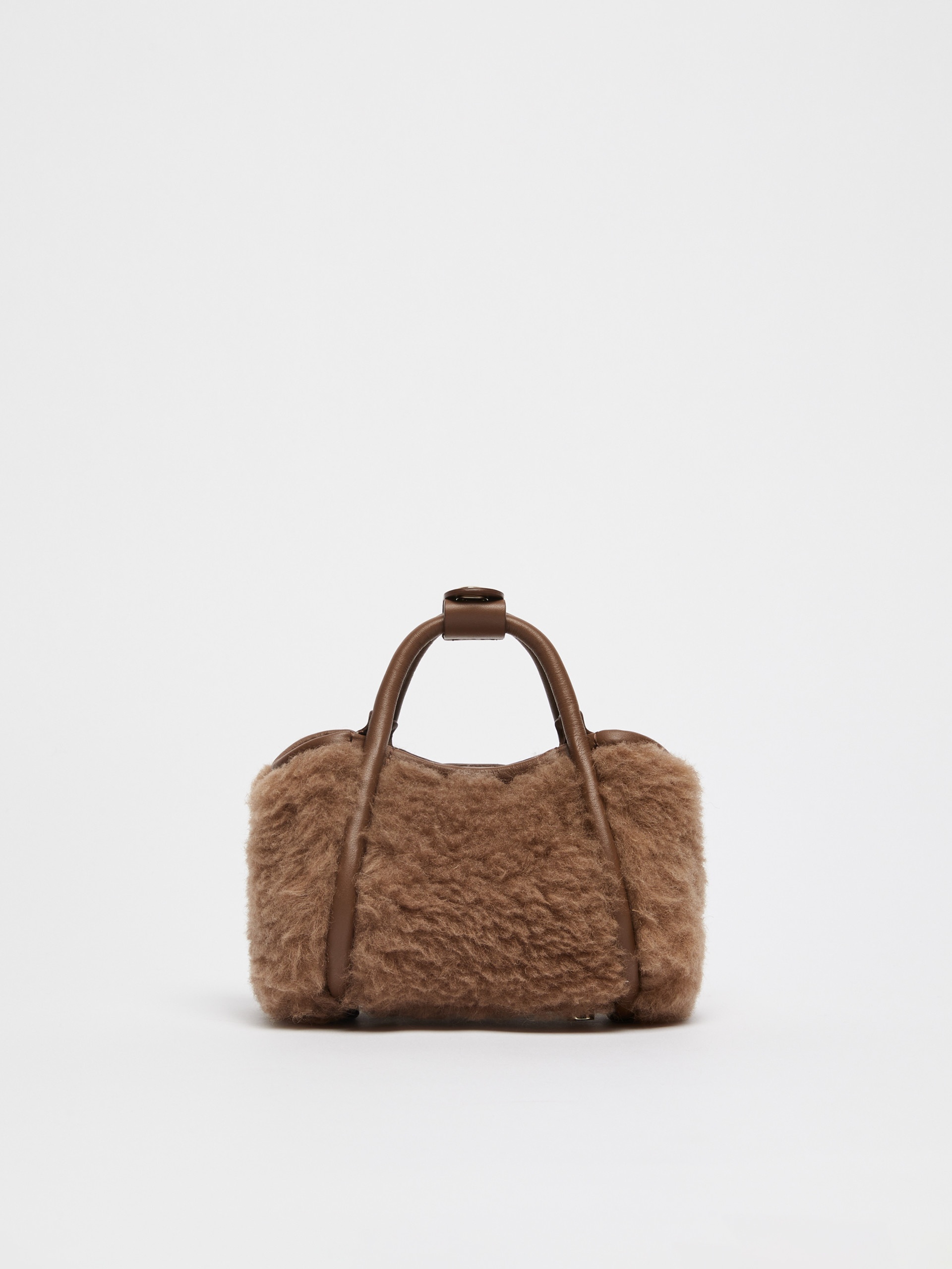 Max Mara テディベアバッグ TMARINS TEDDY fabric Marine Max Mara TMARINXXS Teddy fabric Mini Marine bag | REVERSIBLE