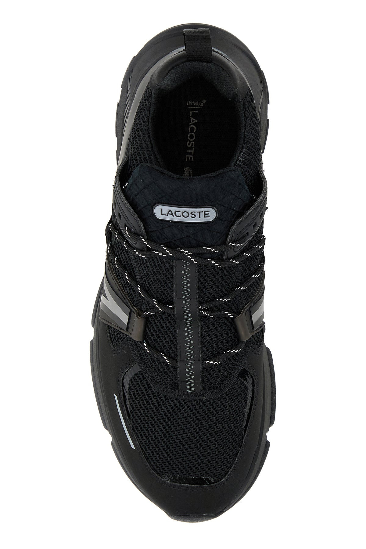 Black fabric L003 sneakers - 4