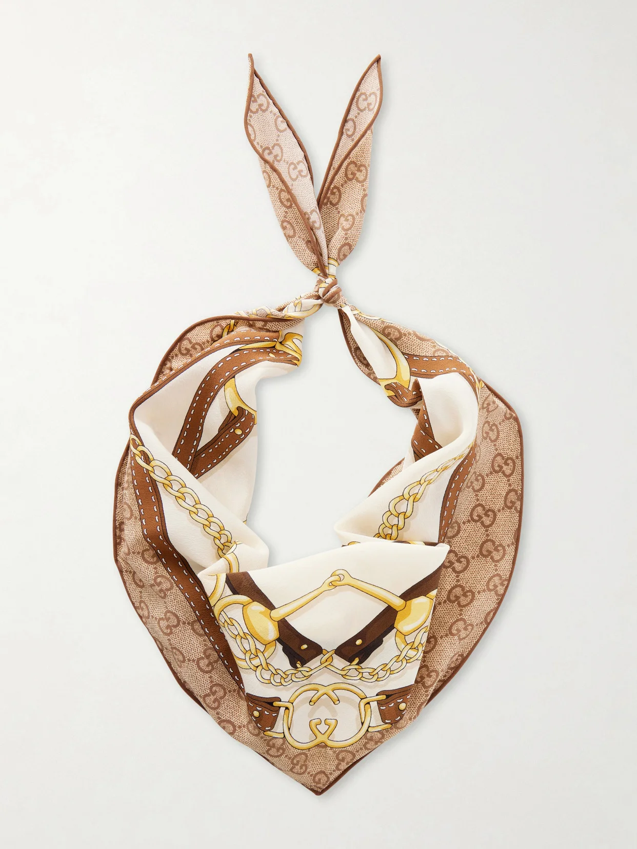 Printed Silk-twill Scarf - 1