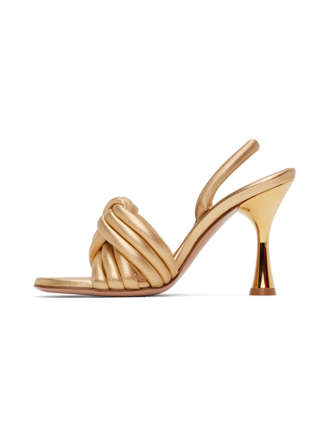 Gold Ottavia Heeled Sandals - 3