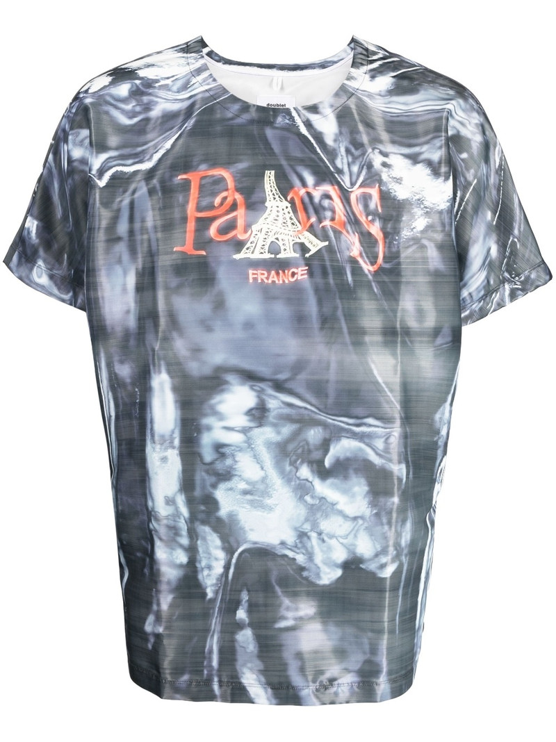 graphic-print cotton T-shirt 1