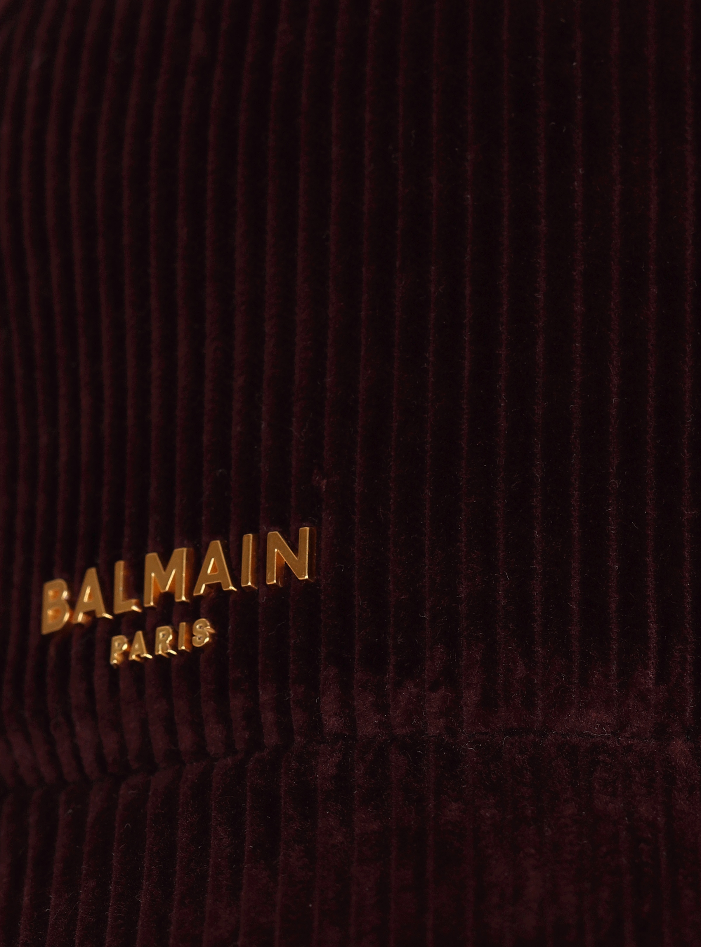 Balmain Paris velvet cap - 5