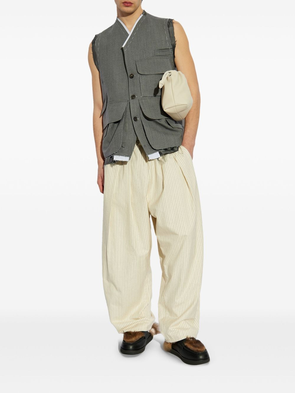 pinstripe trousers - 2