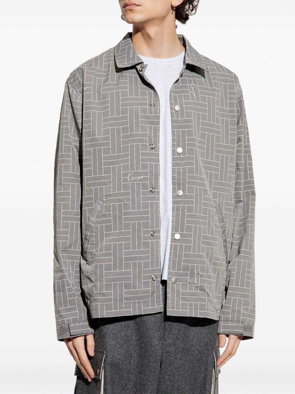 Weave shirt jacket - 3