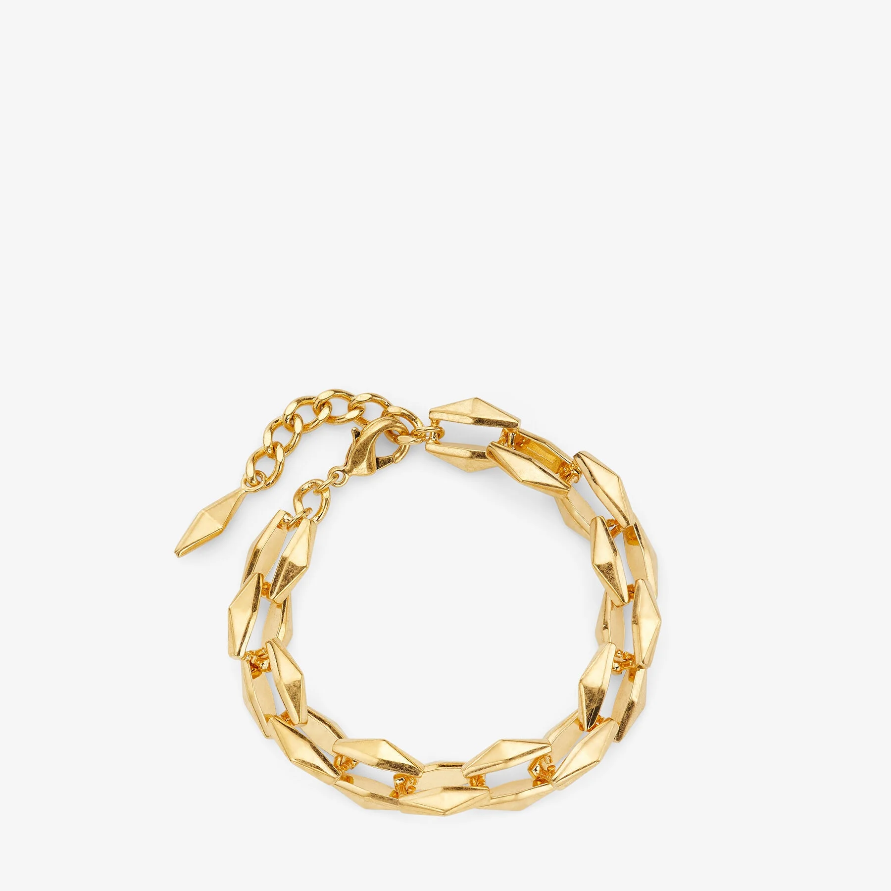 Diamond Chain Bracelet
Gold-Finish Diamond Chain Bracelet - 1